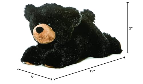 Aurora Sullivan Flopsie 12-Inch Black Bear Plush | Adorable Gift for All Ages