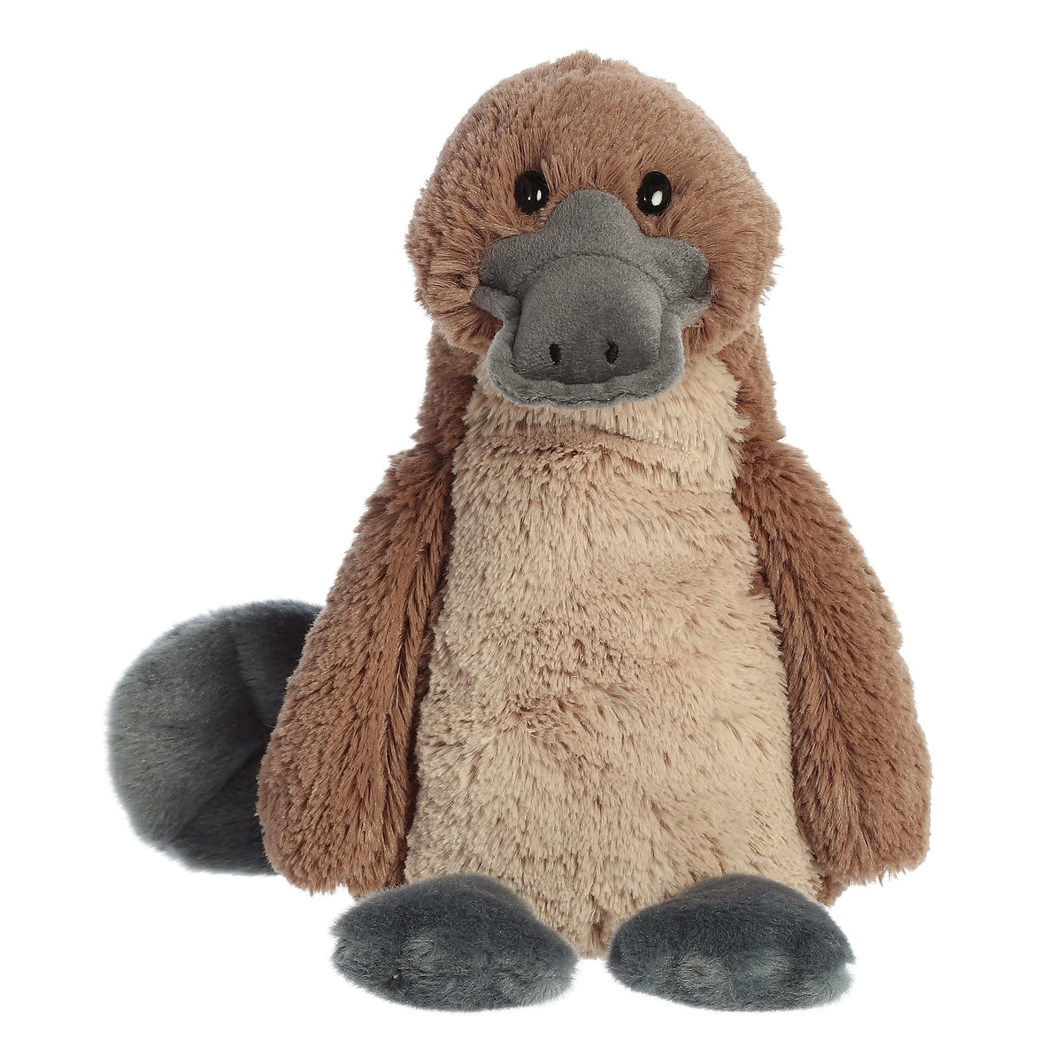 Aurora Talltales 14-inch Platypus Plush – Soft, Cuddly Brown Plush with Navy Bill