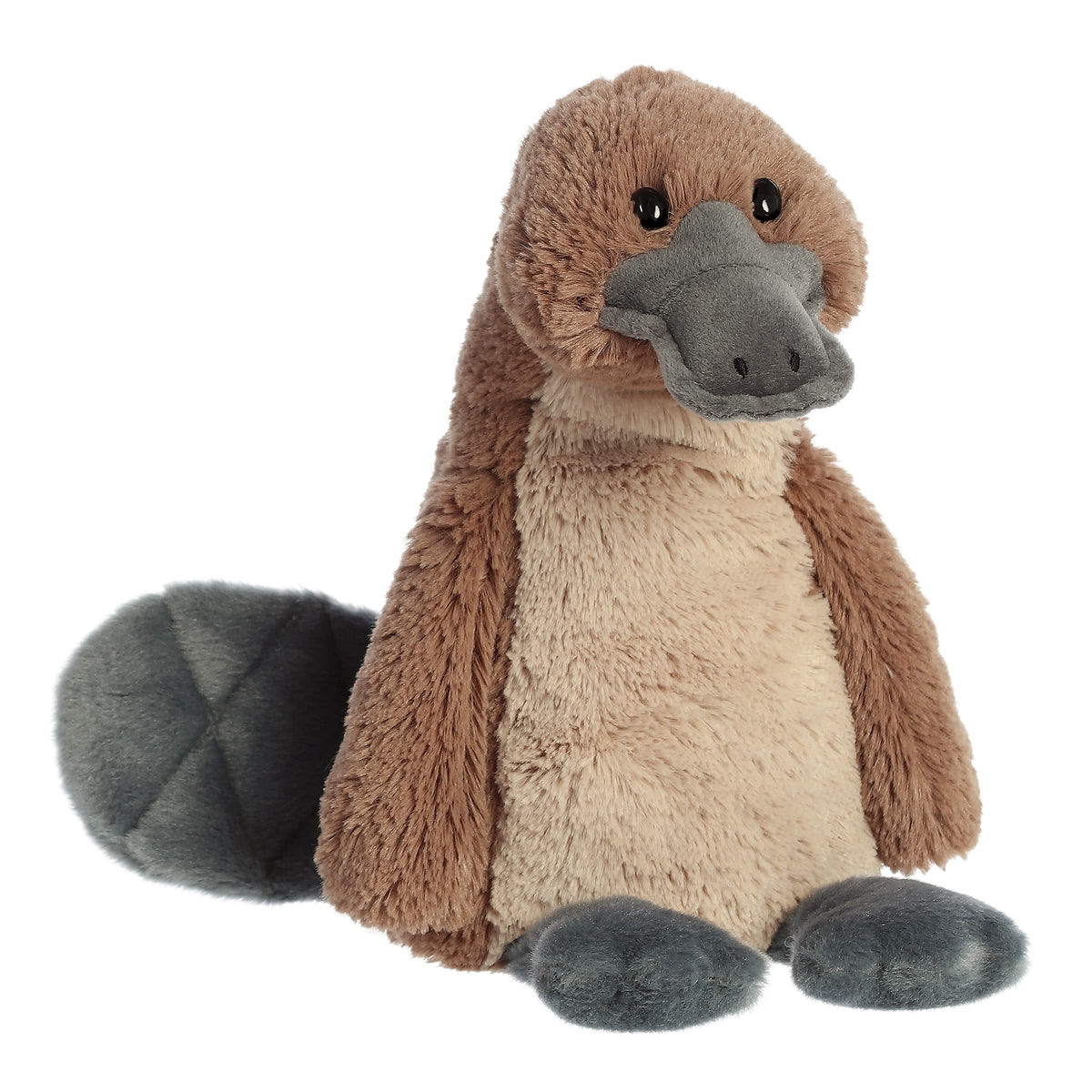 Aurora Talltales 14-inch Platypus Plush – Soft, Cuddly Brown Plush with Navy Bill