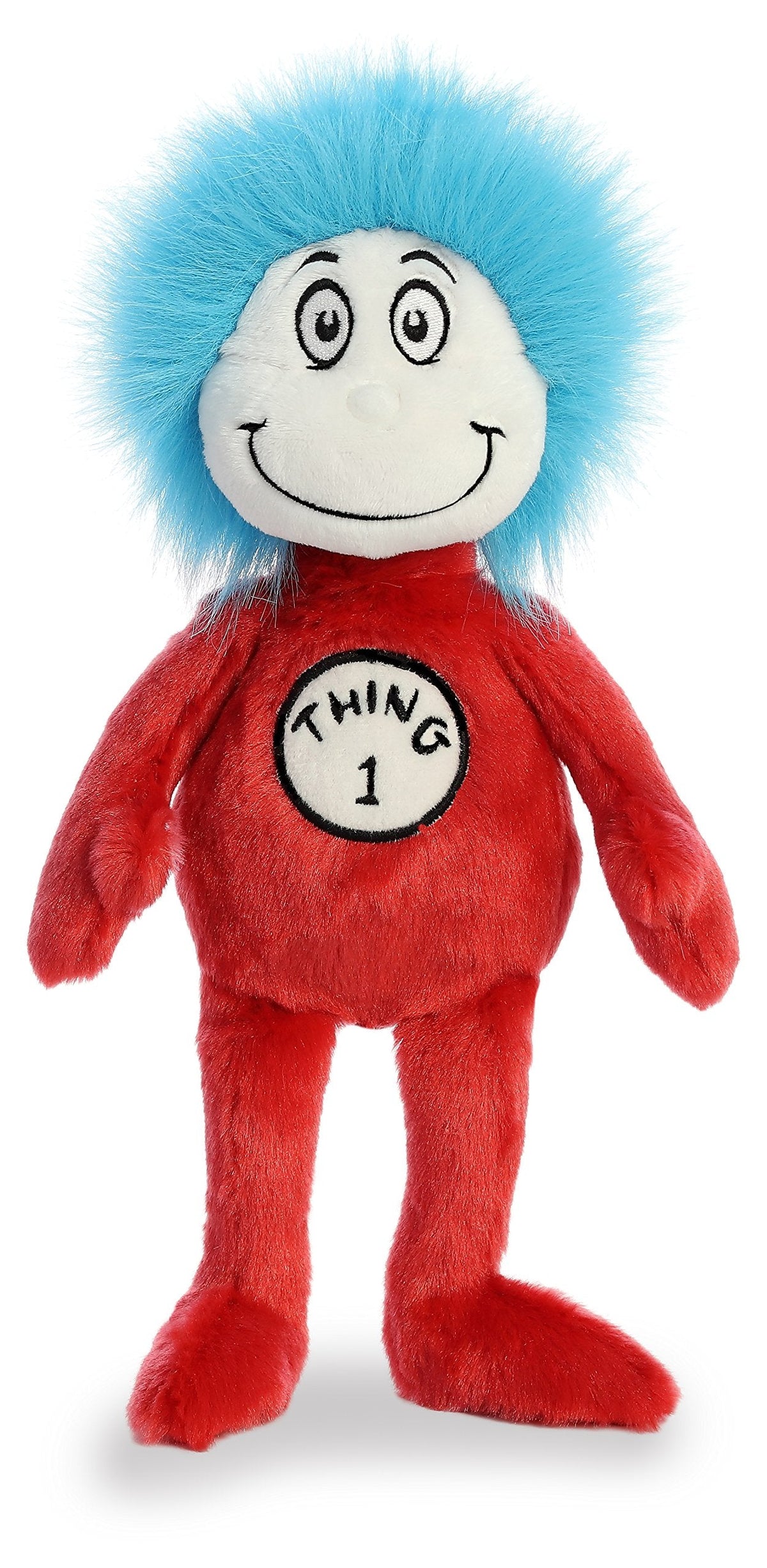 Aurora Whimsical Dr. Seuss Thing One Stuffed Animal – Officially Licensed Plush, 12 Inches, Red