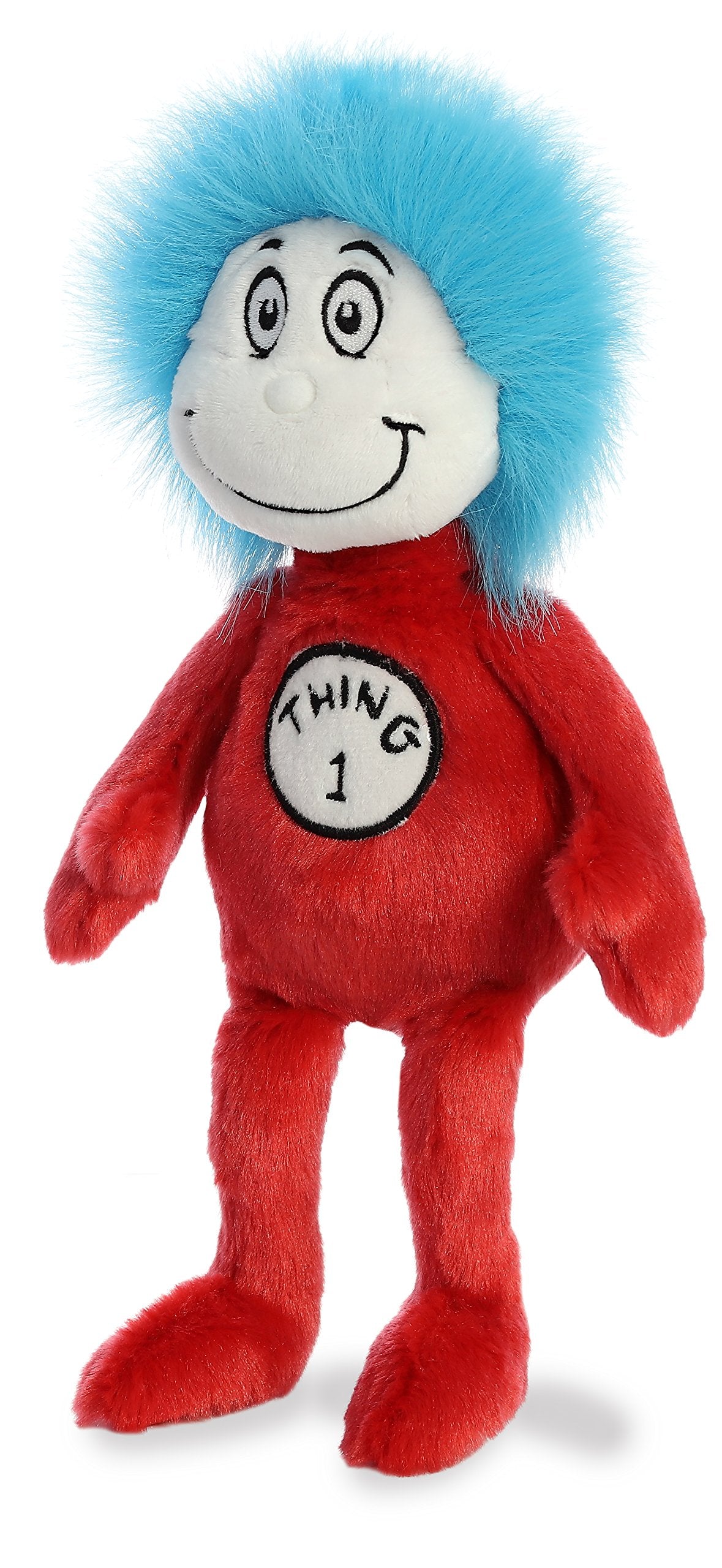 Aurora Whimsical Dr. Seuss Thing One Stuffed Animal – Officially Licensed Plush, 12 Inches, Red
