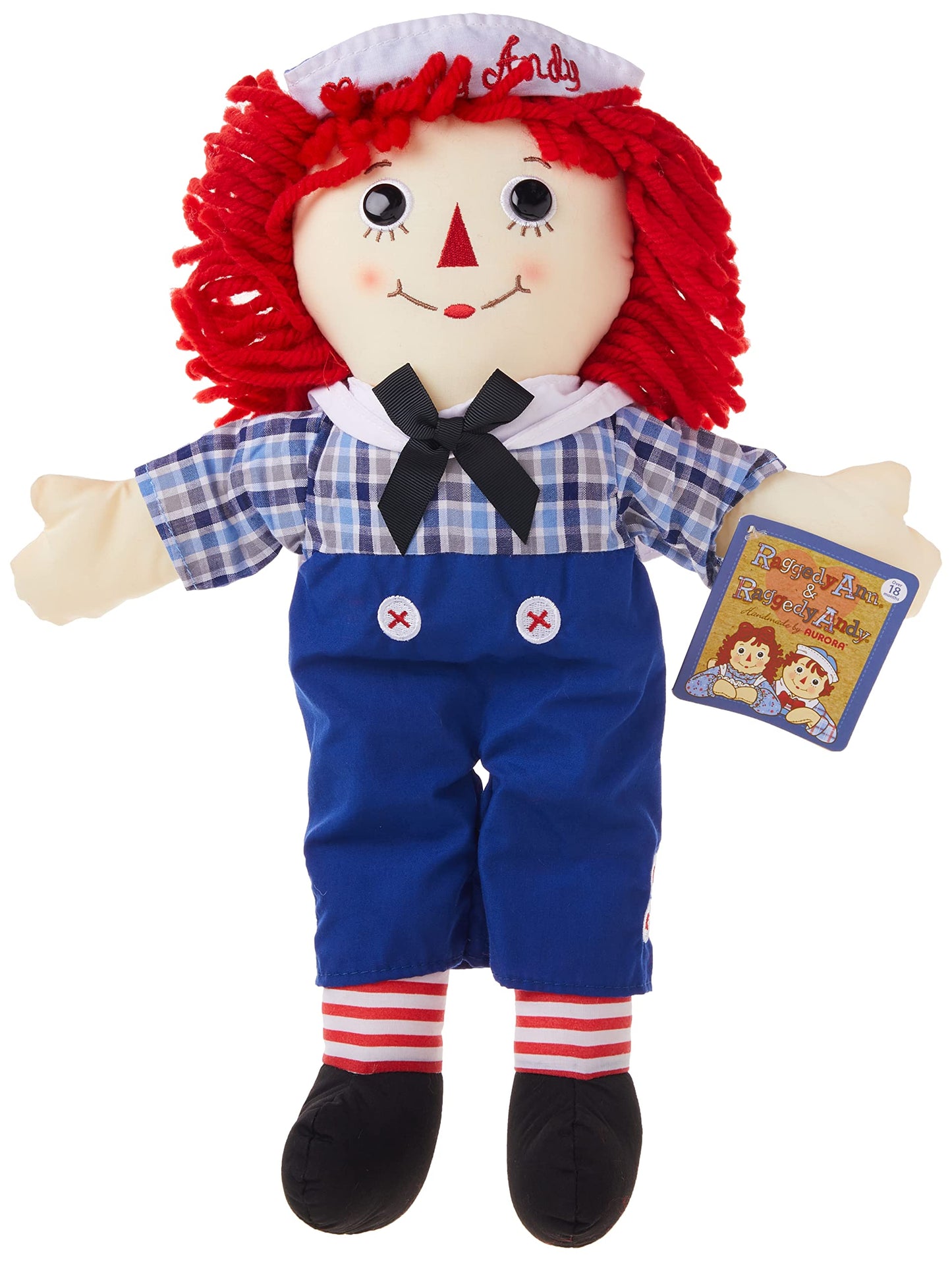 Aurora Timeless Raggedy Ann & Raggedy Andy Classic Stuffed Doll – Multicolor, 17 Inches