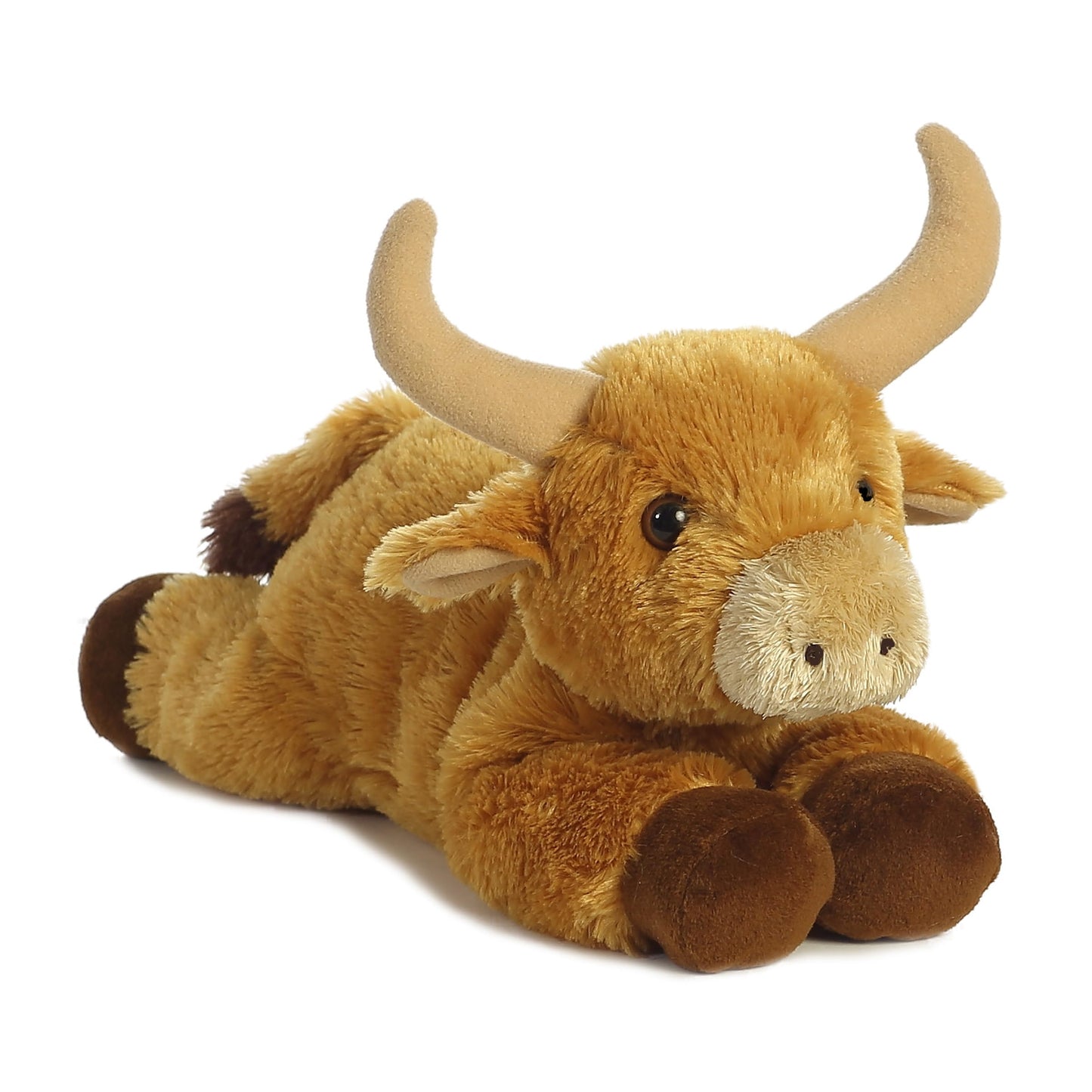 Aurora Adorable Flopsie Toro Bull Plush — 12-inch Stuffed Animal for Imaginative Play