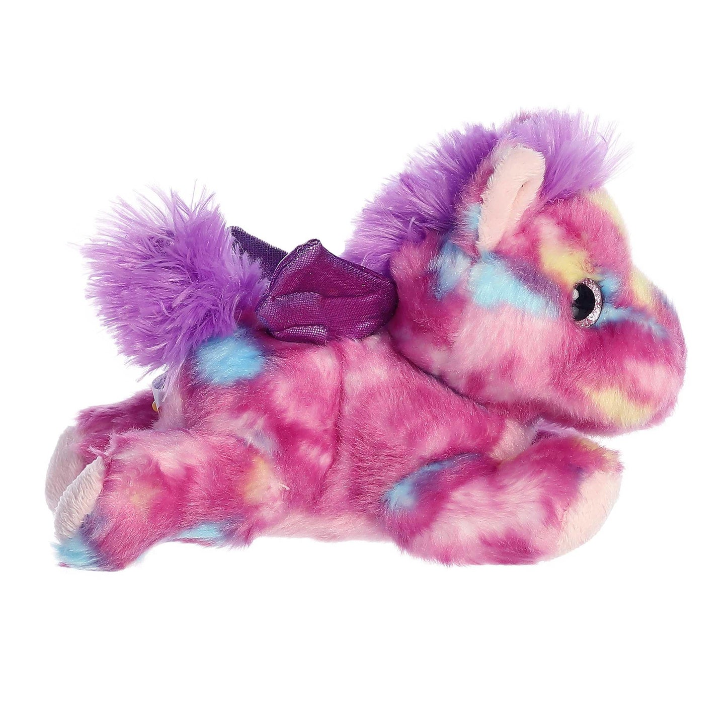 Aurora Vibrant Bright Fancies Tutti Frutti Pegasus Plush - Purple 7.5in
