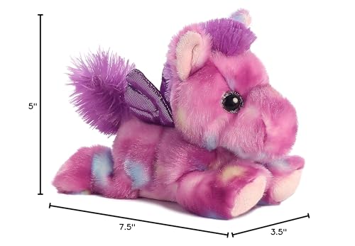 Aurora Vibrant Bright Fancies Tutti Frutti Pegasus Plush - Purple 7.5in