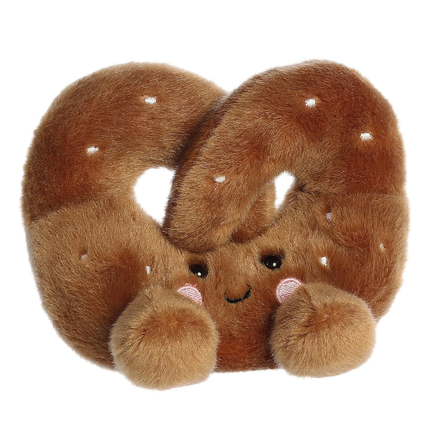 Aurora Palm Pals Twist Pretzel Plush – 5.5-Inch Stuffed Animal, Collectible Fun
