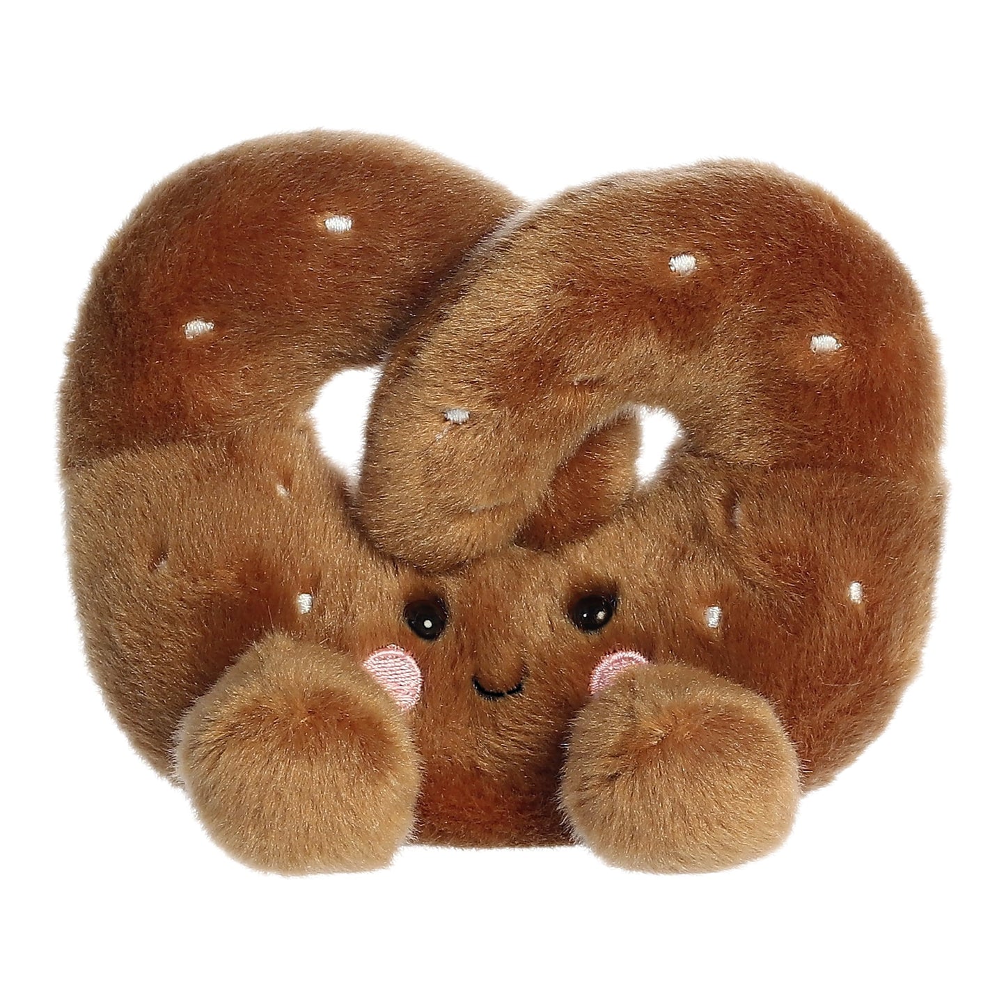 Aurora Palm Pals Twist Pretzel Plush – 5.5-Inch Stuffed Animal, Collectible Fun
