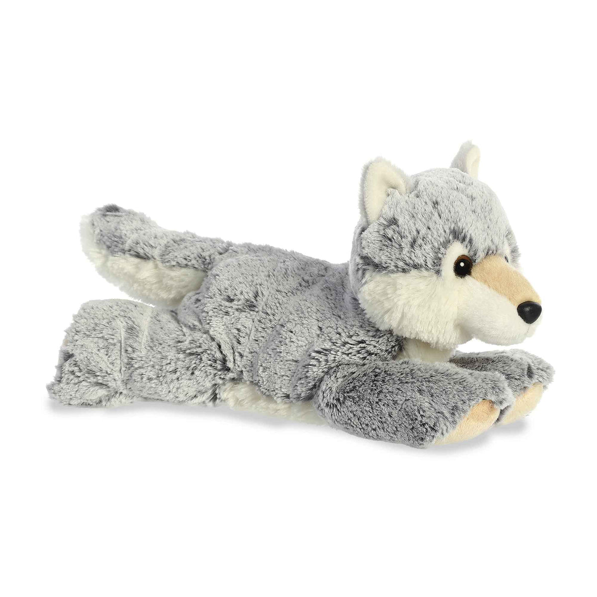 Aurora Flopsie Winter Wolf Plush - 11.5in Gray Stuffed Animal | All Ages