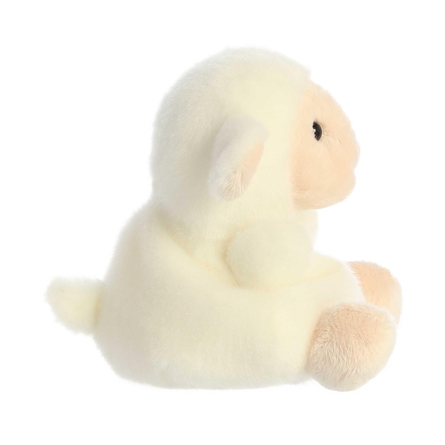 Aurora Palm Pals Woolly Lamb Plush – 4.5-Inch White Stuffed Animal | Collectible Plush