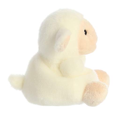 Aurora Palm Pals Woolly Lamb Plush – 4.5-Inch White Stuffed Animal | Collectible Plush