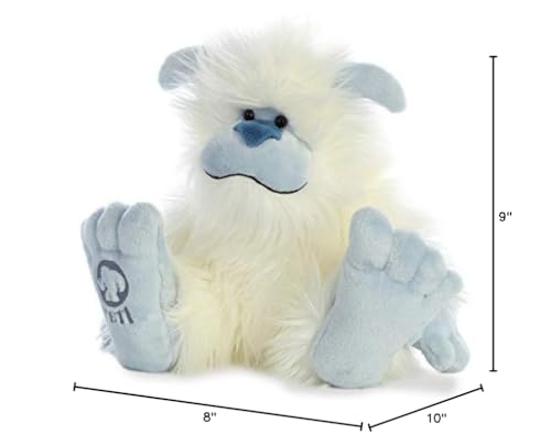 Aurora Mysterious Fantasy Yeti Plush – 10 Inch White Stuffed Animal