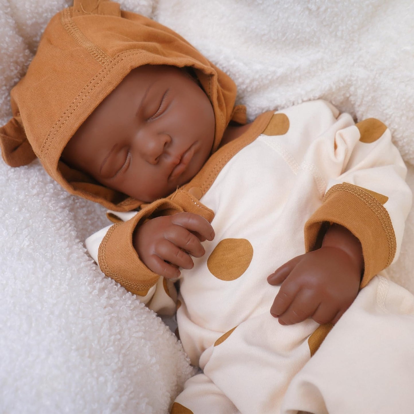 AuroraVita 19.3in Full Silicone Reborn Baby Doll – Realistic, Weighted & Hand Painted