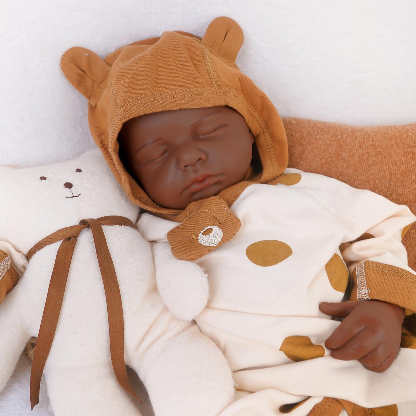 AuroraVita 19.3in Full Silicone Reborn Baby Doll – Realistic, Weighted & Hand Painted