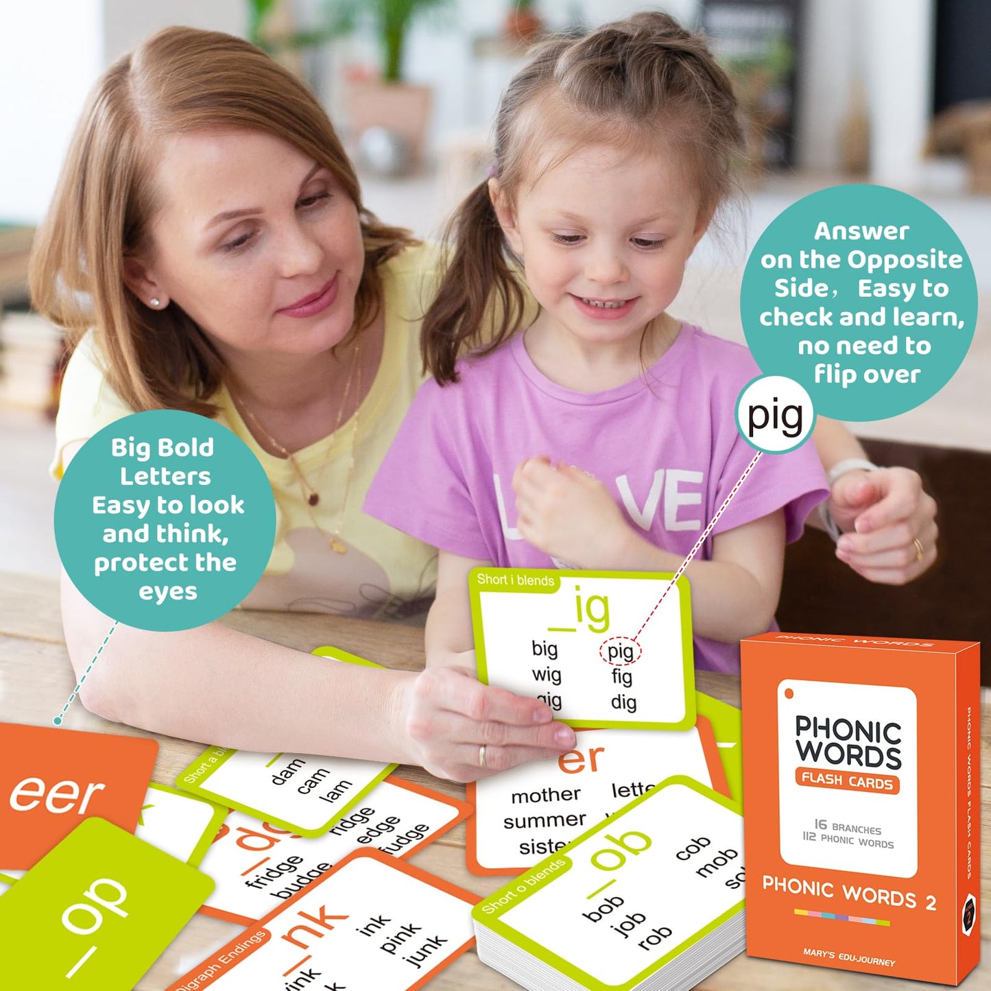 AuroTops 712 Sight Words & Phonics Flash Cards for PreK–3rd Grade | Dolch & Fry High-Frequency Words