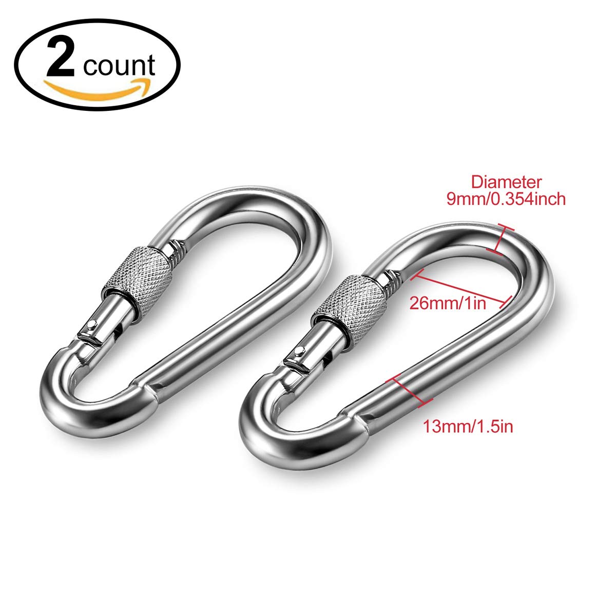 AusKit Black Swing Swivel – 30 KN Safety-Grade 360° Rotational Hanging Accessory