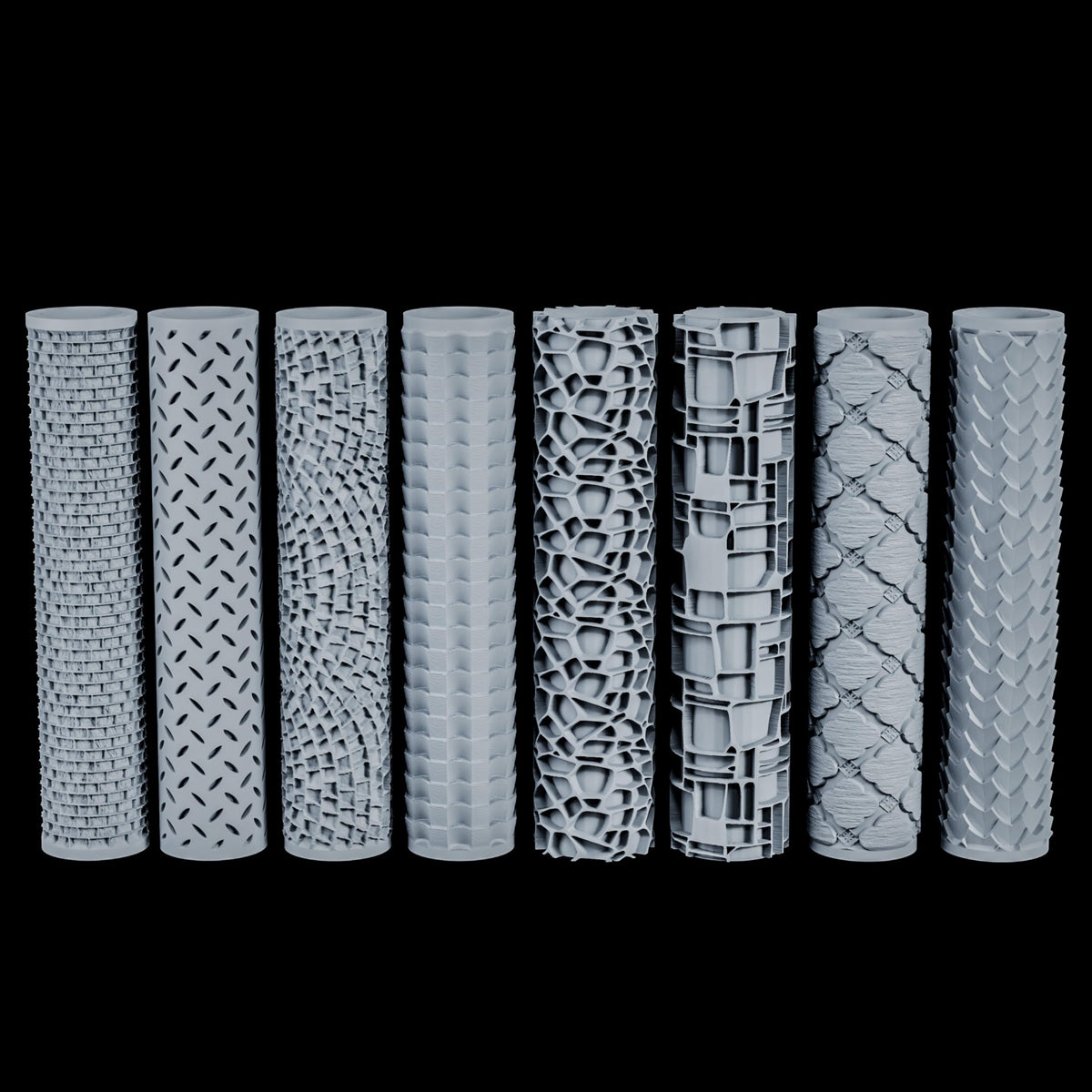 AUSPDICE Terrain Texture Roller S412E Cobblestone – High-Detail RPG Terrain for D&D & Clay Modeling