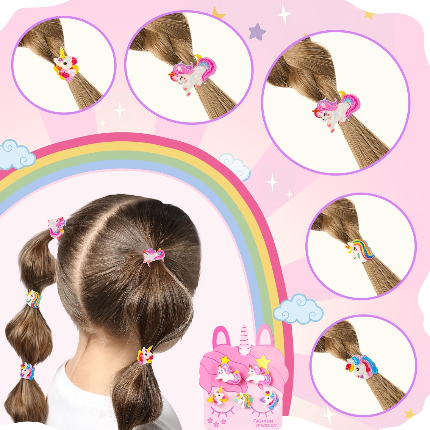 Auspicious Beginning Unicorn Gifts for Girls – Light-Up Star Pillow & DIY Water Bottle Kit