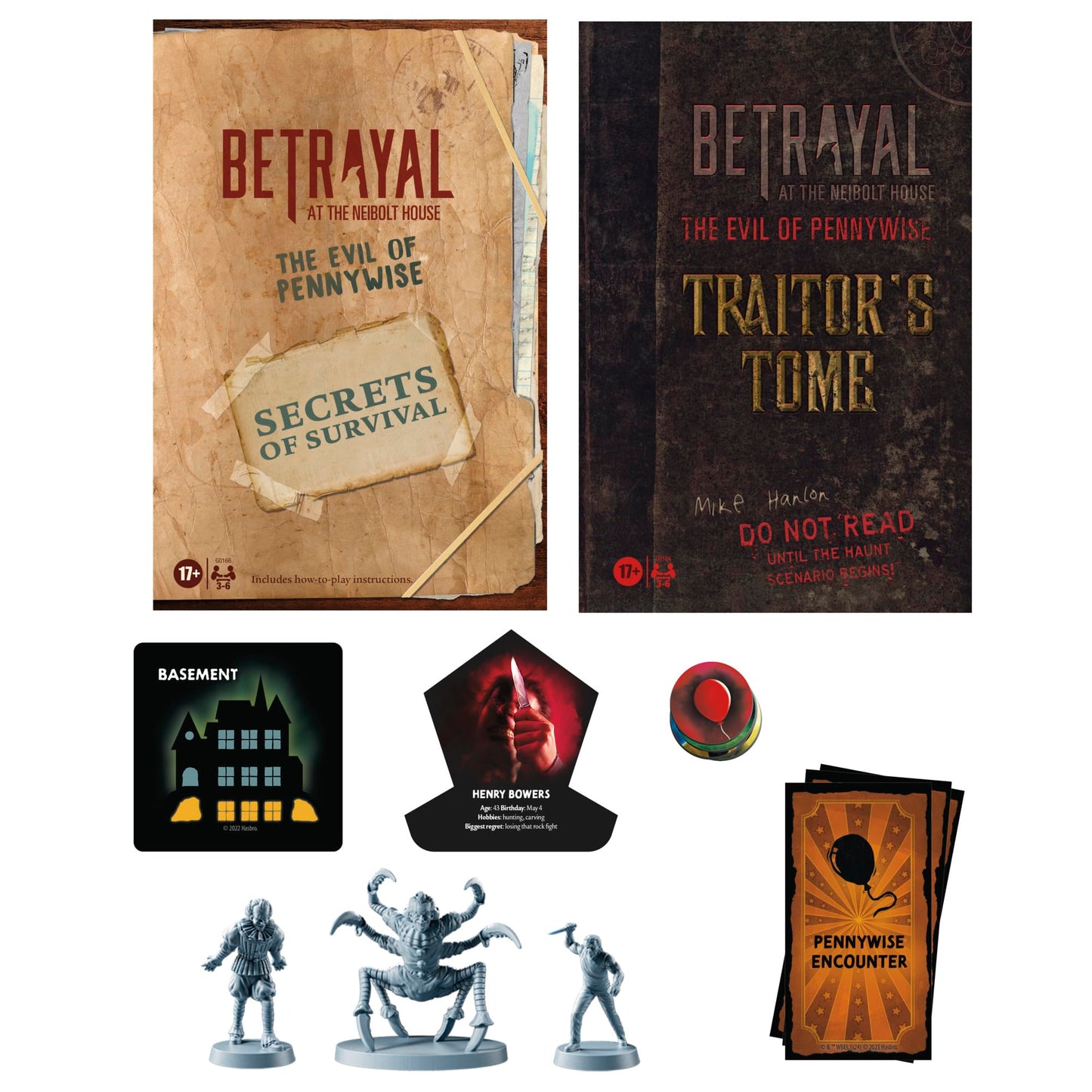 Avalon Hill Betrayal at The Neibolt House: The Evil of Pennywise Expansion | 3-6 Players