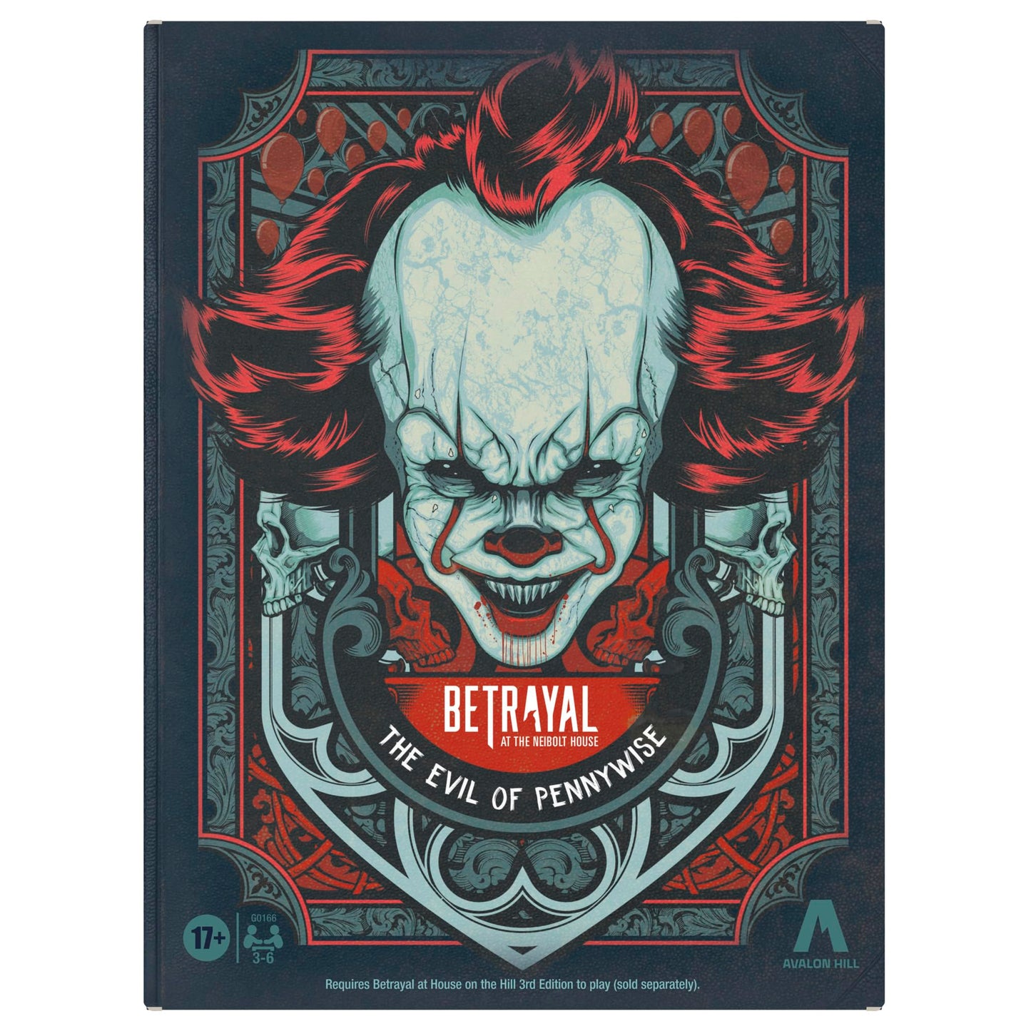 Avalon Hill Betrayal at The Neibolt House: The Evil of Pennywise Expansion | 3-6 Players