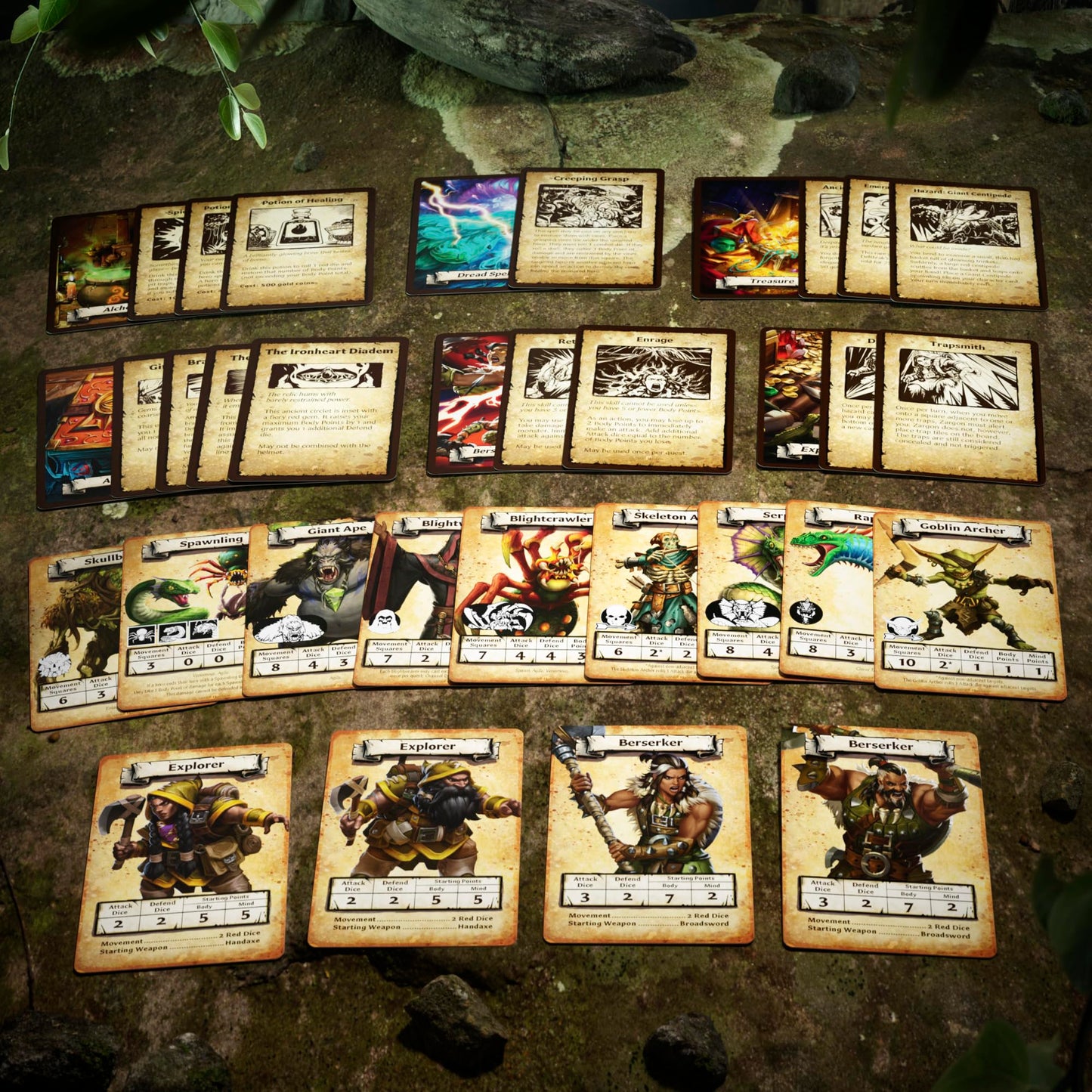 Avalon Hill HeroQuest Jungles of Delthrak Quest Pack | 16 Quests, 29 Miniatures, 2–5 Players