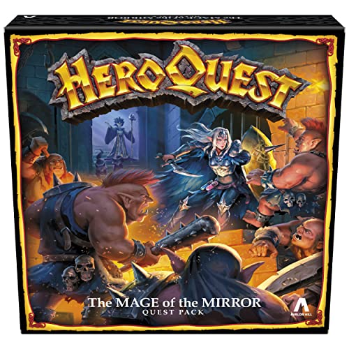 Avalon Hill HeroQuest Mage of the Mirror Quest Pack – Elf Adventure Expansion for 2-5 Players