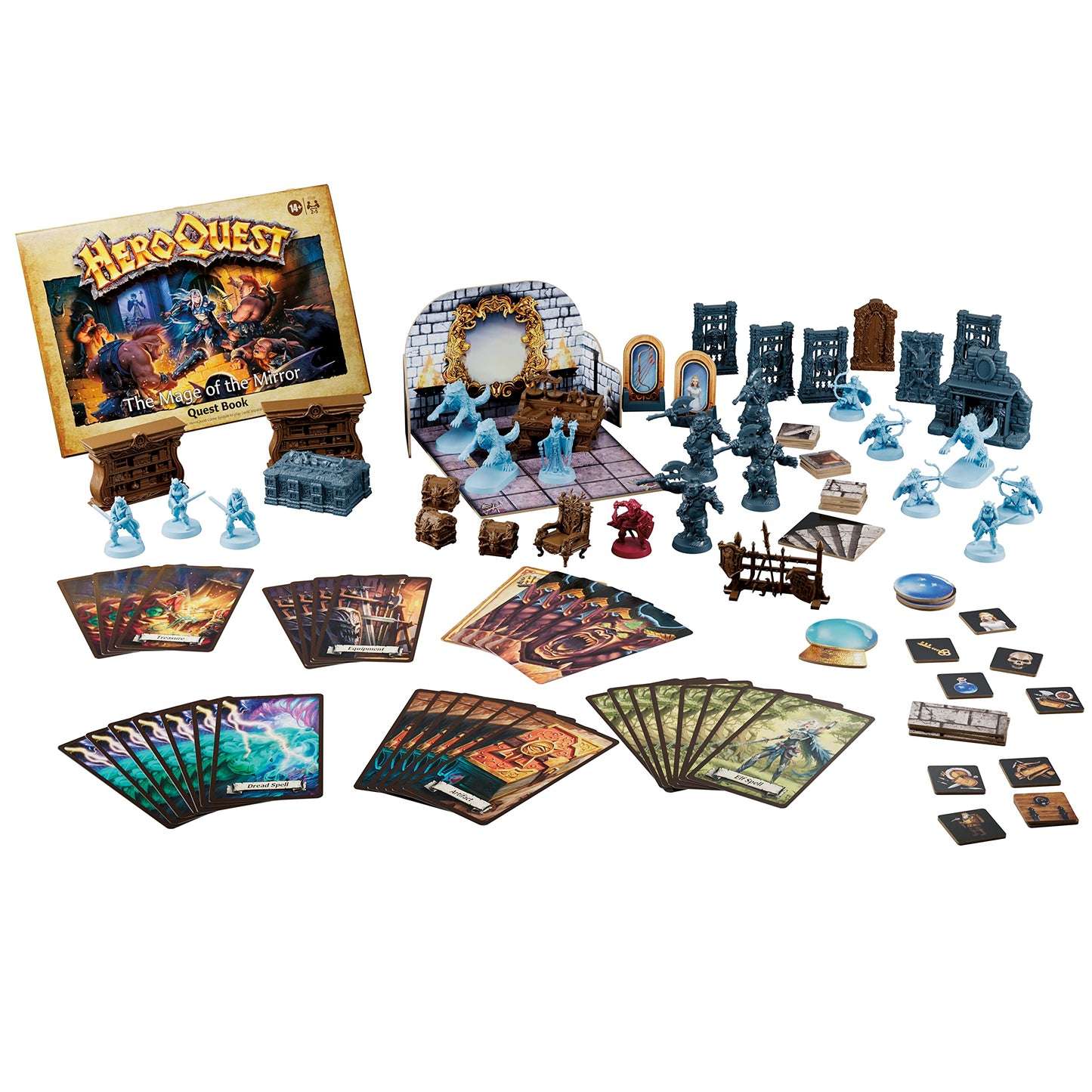 Avalon Hill HeroQuest Mage of the Mirror Quest Pack – Elf Adventure Expansion for 2-5 Players