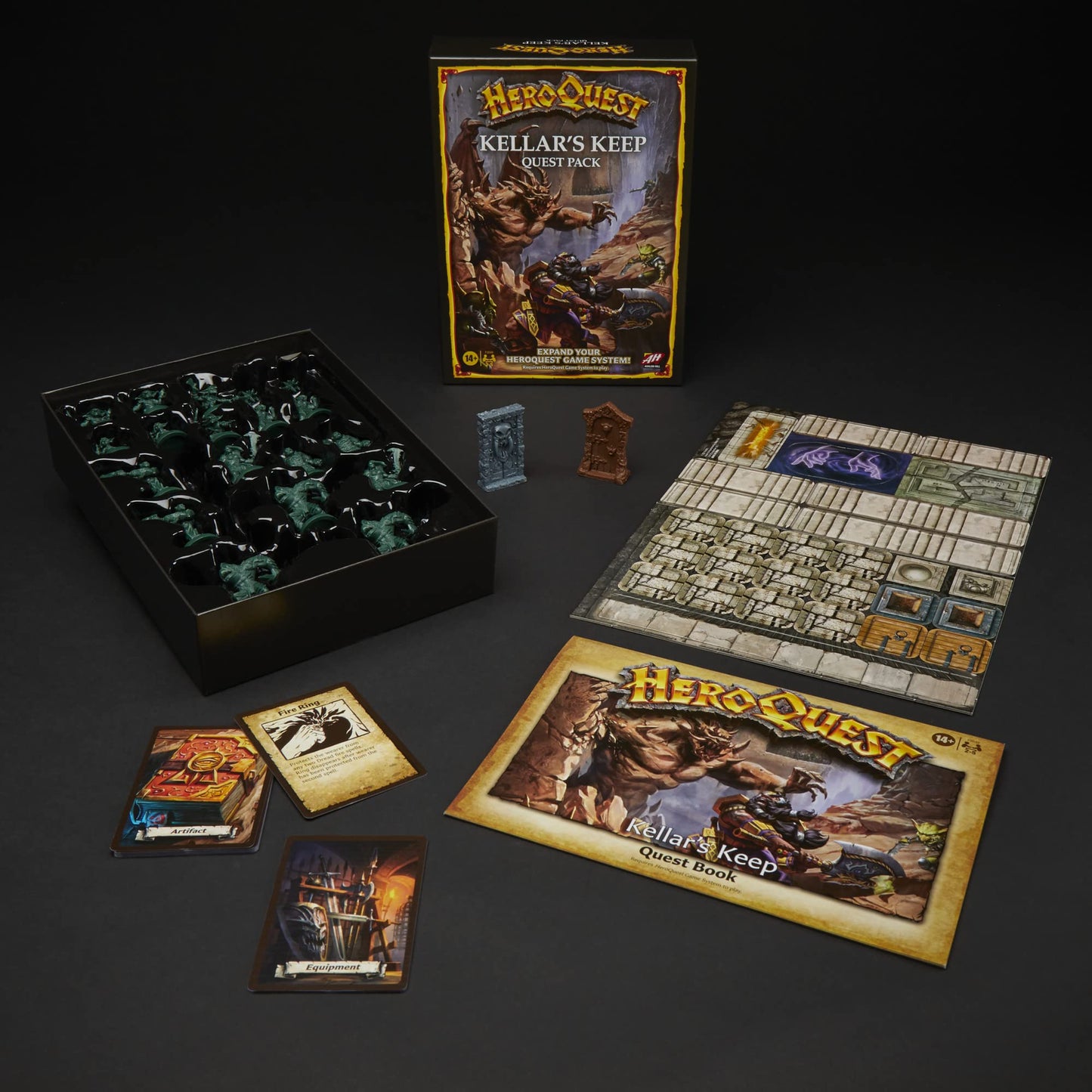 HeroQuest Kellar's Keep Expansion — Avalon Hill | 2-5 Players | Ages 14+