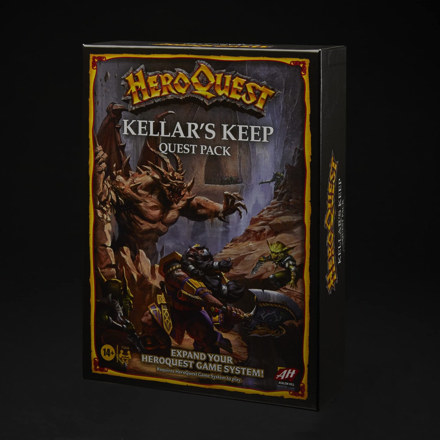 HeroQuest Kellar's Keep Expansion — Avalon Hill | 2-5 Players | Ages 14+