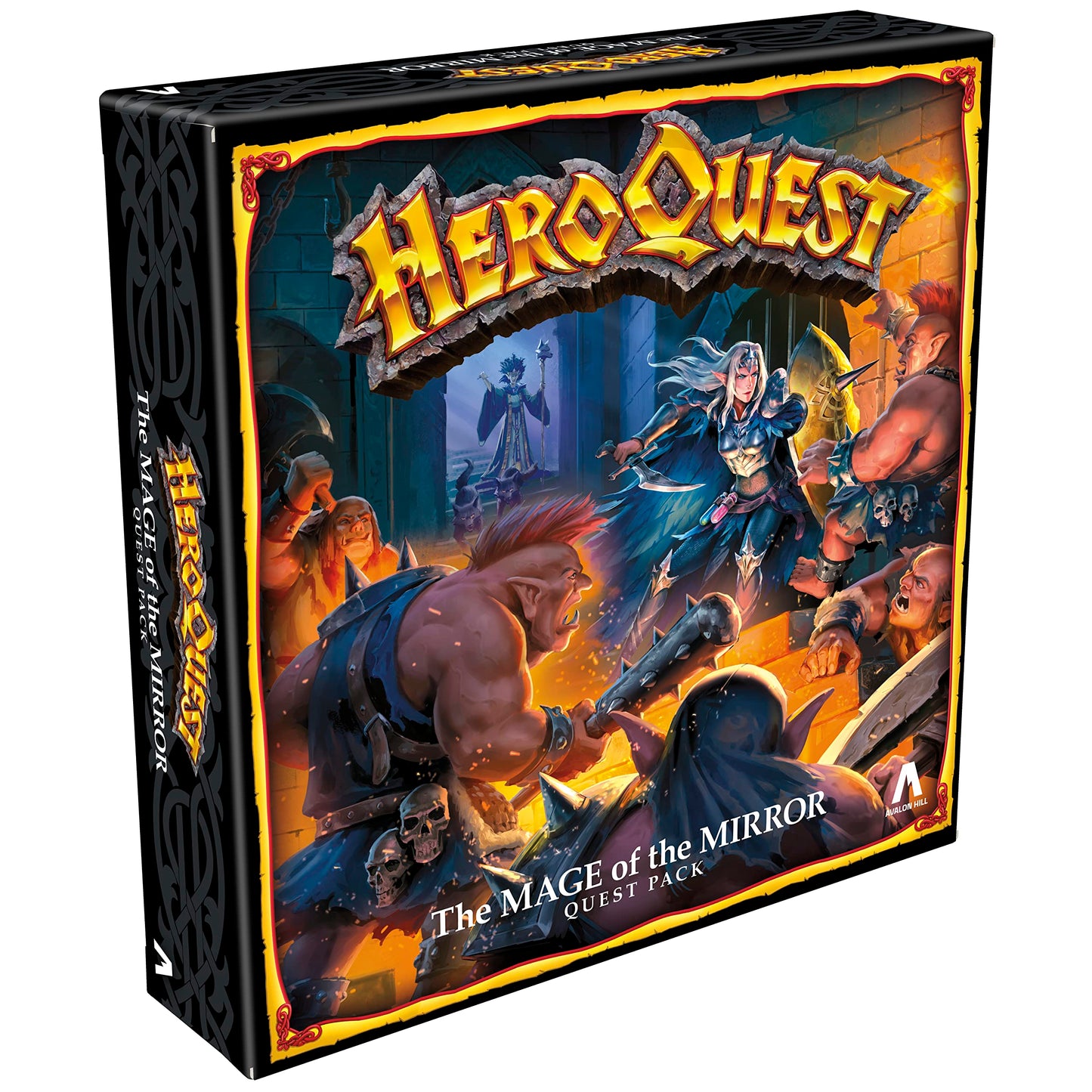 Avalon Hill HeroQuest Mage of the Mirror Quest Pack – Elf Adventure Expansion for 2-5 Players