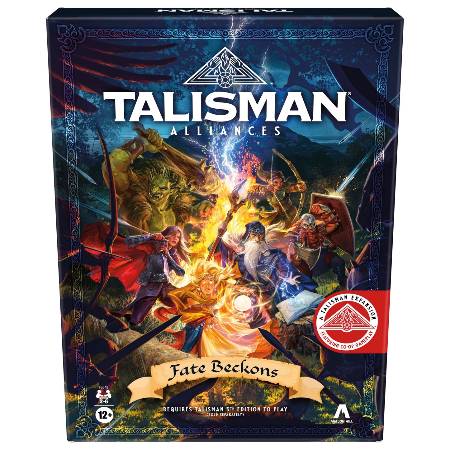 Avalon Hill Talisman Alliances: Fate Beckons – Cooperative Fantasy Expansion for 2-6 Players