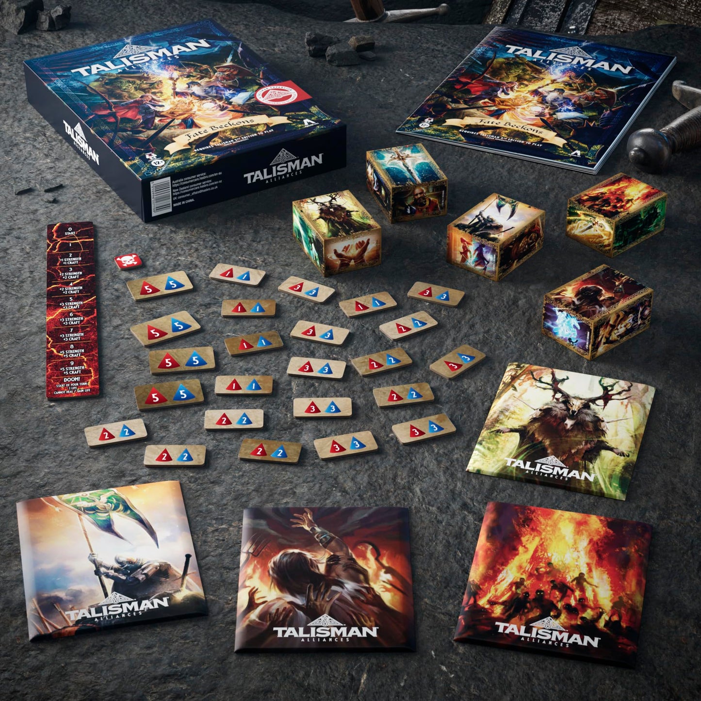 Avalon Hill Talisman Alliances: Fate Beckons – Cooperative Fantasy Expansion for 2-6 Players