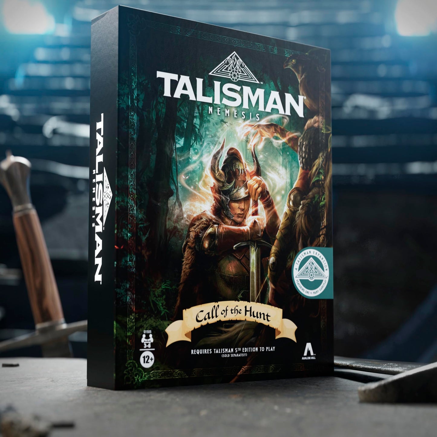 Avalon Hill Talisman Nemesis: Call of the Hunt Expansion – 1v-Many Adventure for 3–6 Players (60 Min)