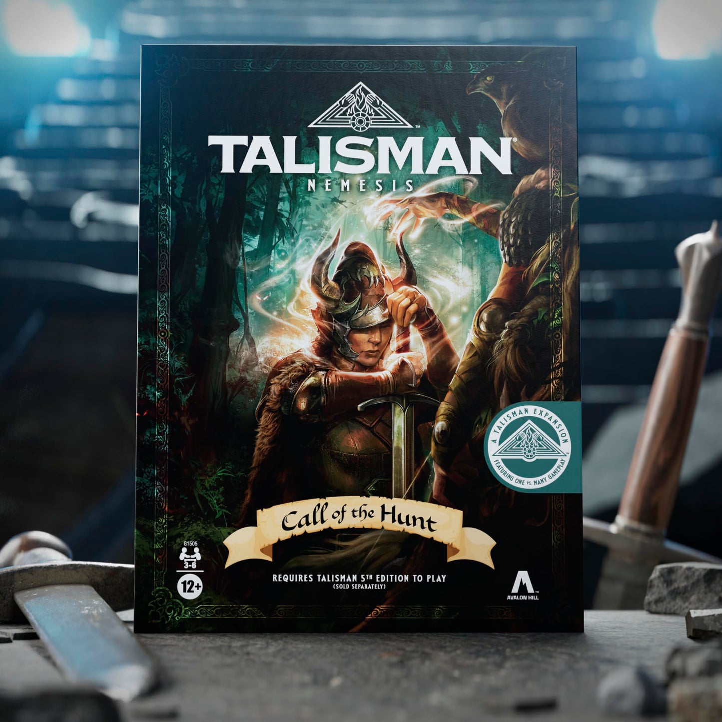 Avalon Hill Talisman Nemesis: Call of the Hunt Expansion – 1v-Many Adventure for 3–6 Players (60 Min)