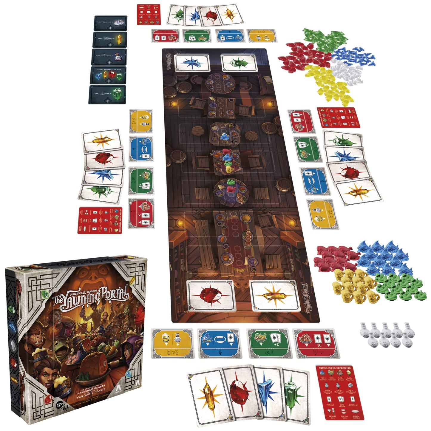 Avalon Hill Dungeons & Dragons: The Yawning Portal Board Game | 1-4 Players | Family Strategy