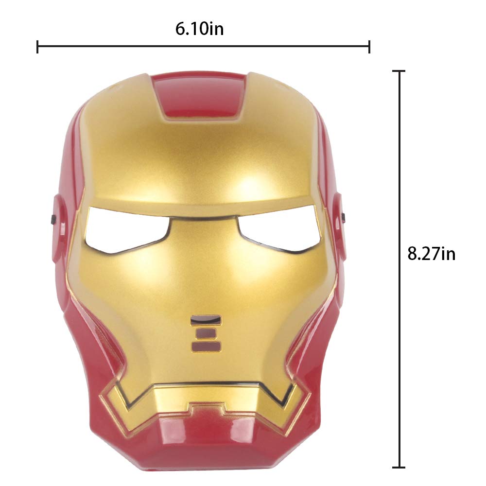 Avazera Golden Superhero Mask for Kids – Durable Costume Mask for Parties & Halloween