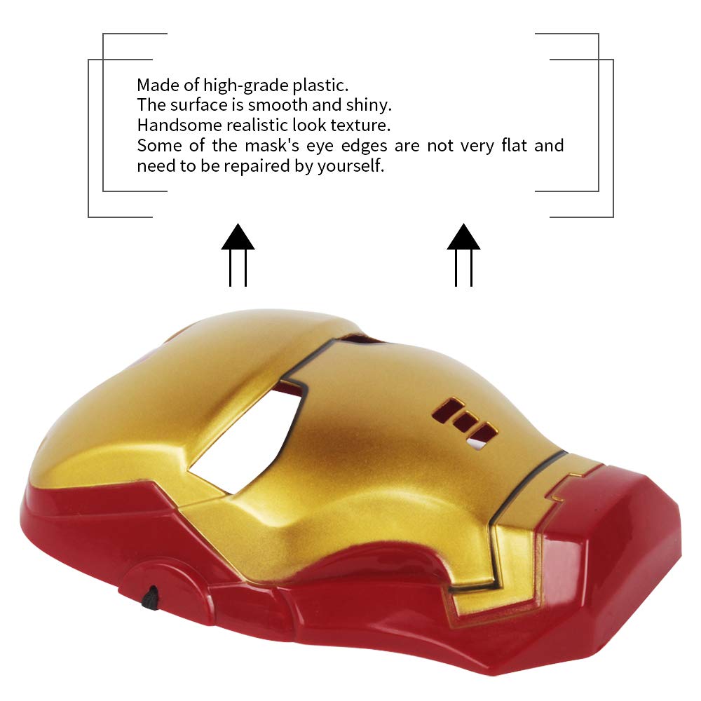 Avazera Golden Superhero Mask for Kids – Durable Costume Mask for Parties & Halloween