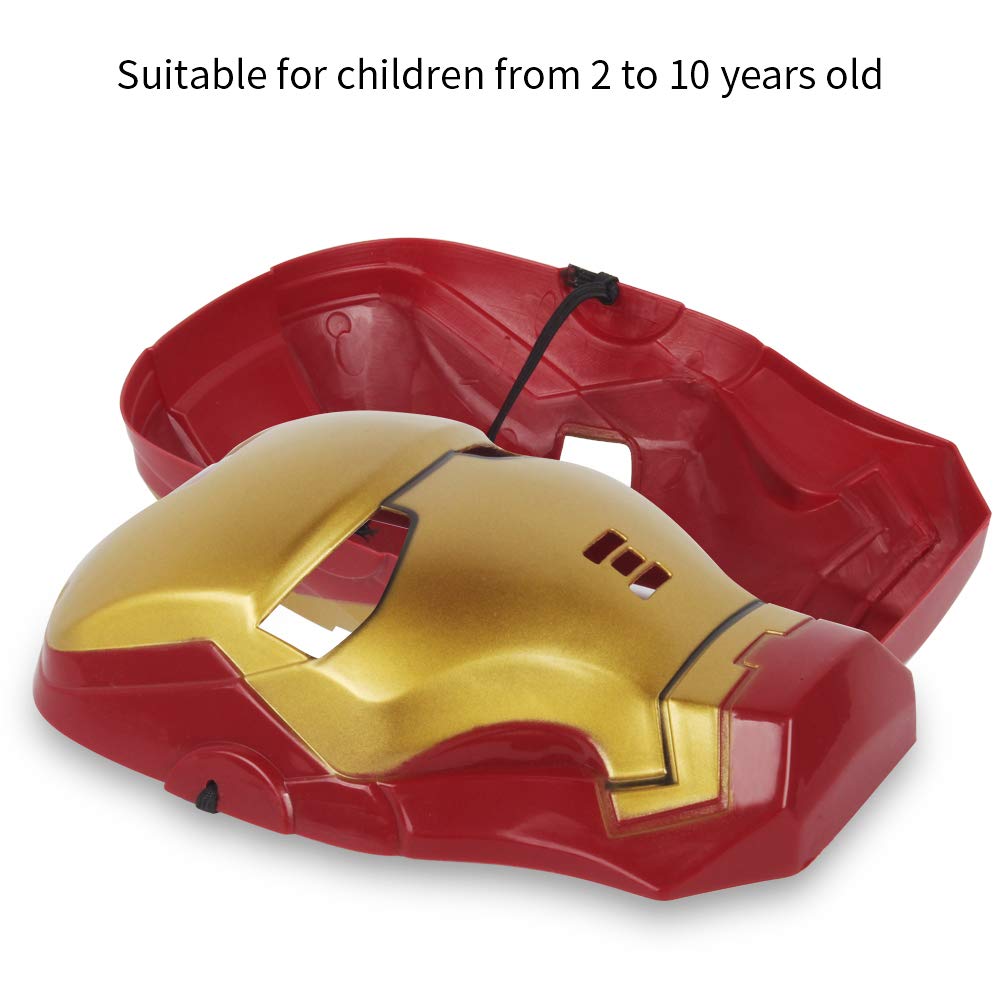 Avazera Golden Superhero Mask for Kids – Durable Costume Mask for Parties & Halloween