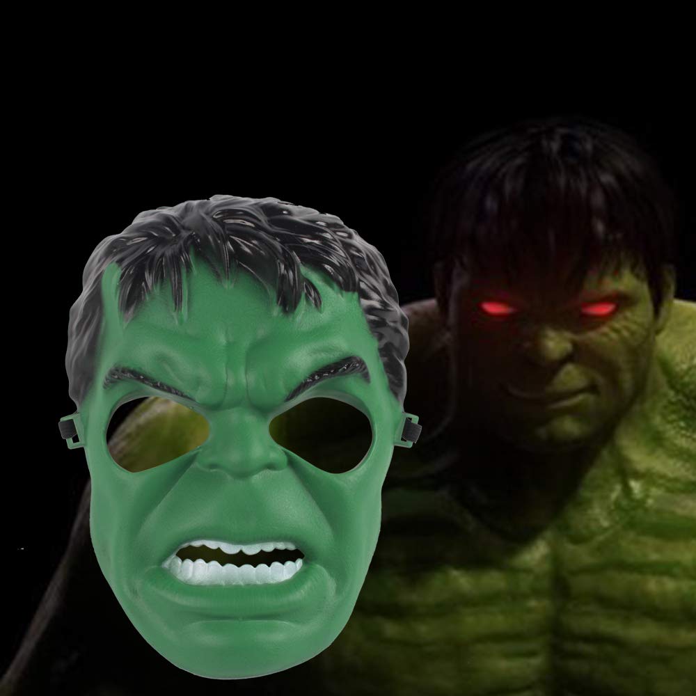 Avazera Kids Superhero Mask – Green Costume Mask for Ages 2-12