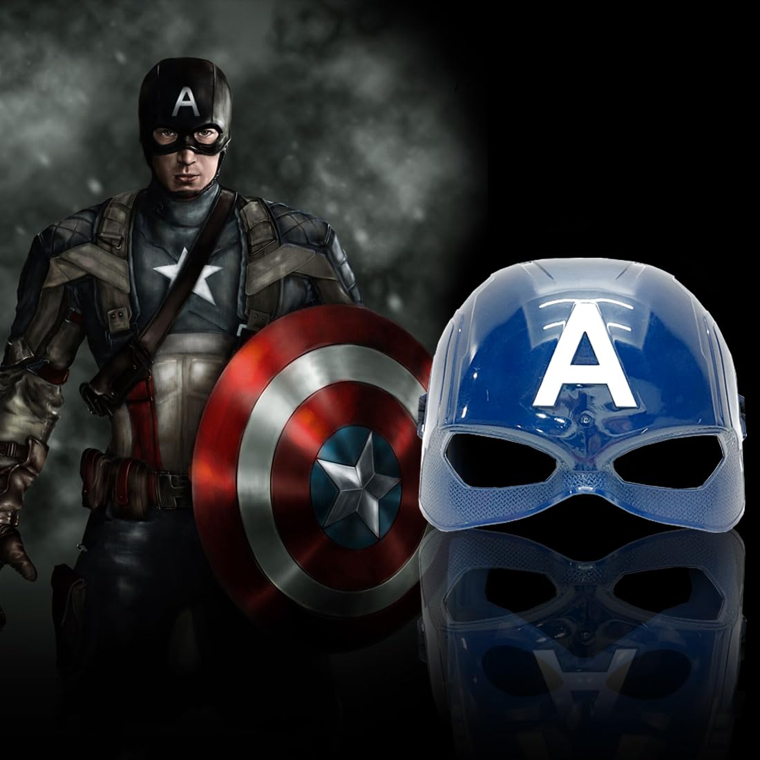 Avazera Superhero Mask for Kids — 3-Piece Costume Accessory for Parties & Halloween