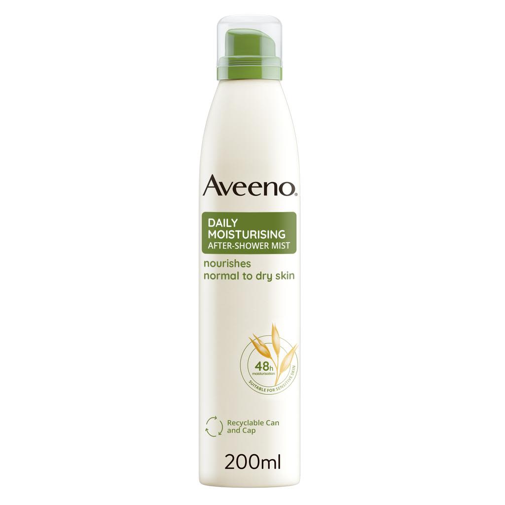 Aveeno Daily Moisturising After-Shower Mist 48-Hour Moisture for Normal to Dry Skin 200 ml/6.8 oz