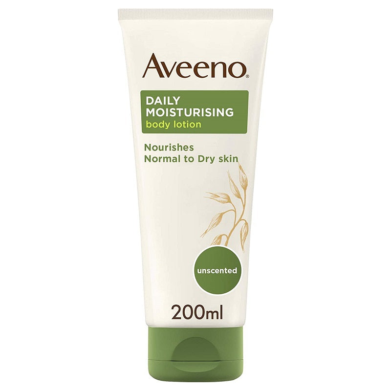 Aveeno Daily Moisturising Body Lotion Hydrates & Protects for Dry, Sensitive Skin 200ml/6.76 oz