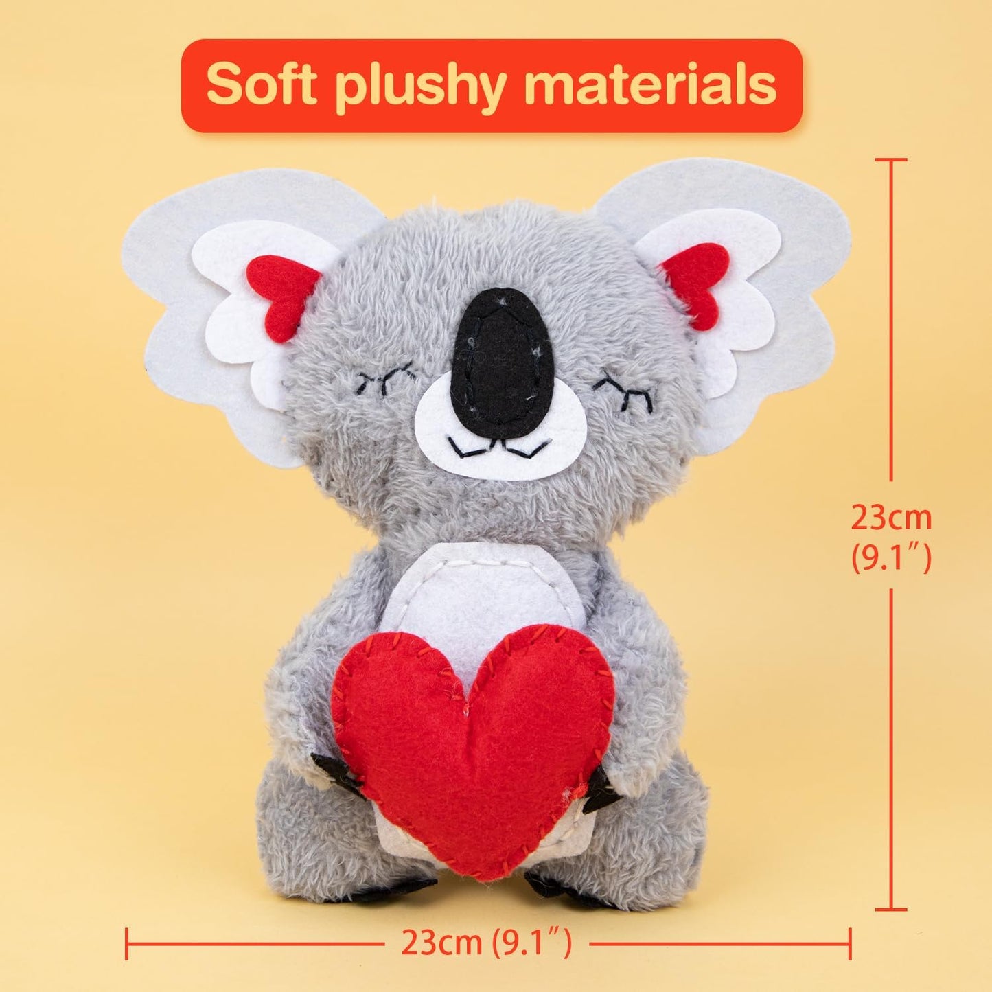 Avenir My First Sewing Kit for Kids 6-12 | Learn to Sew DIY Plush with Safe Tools