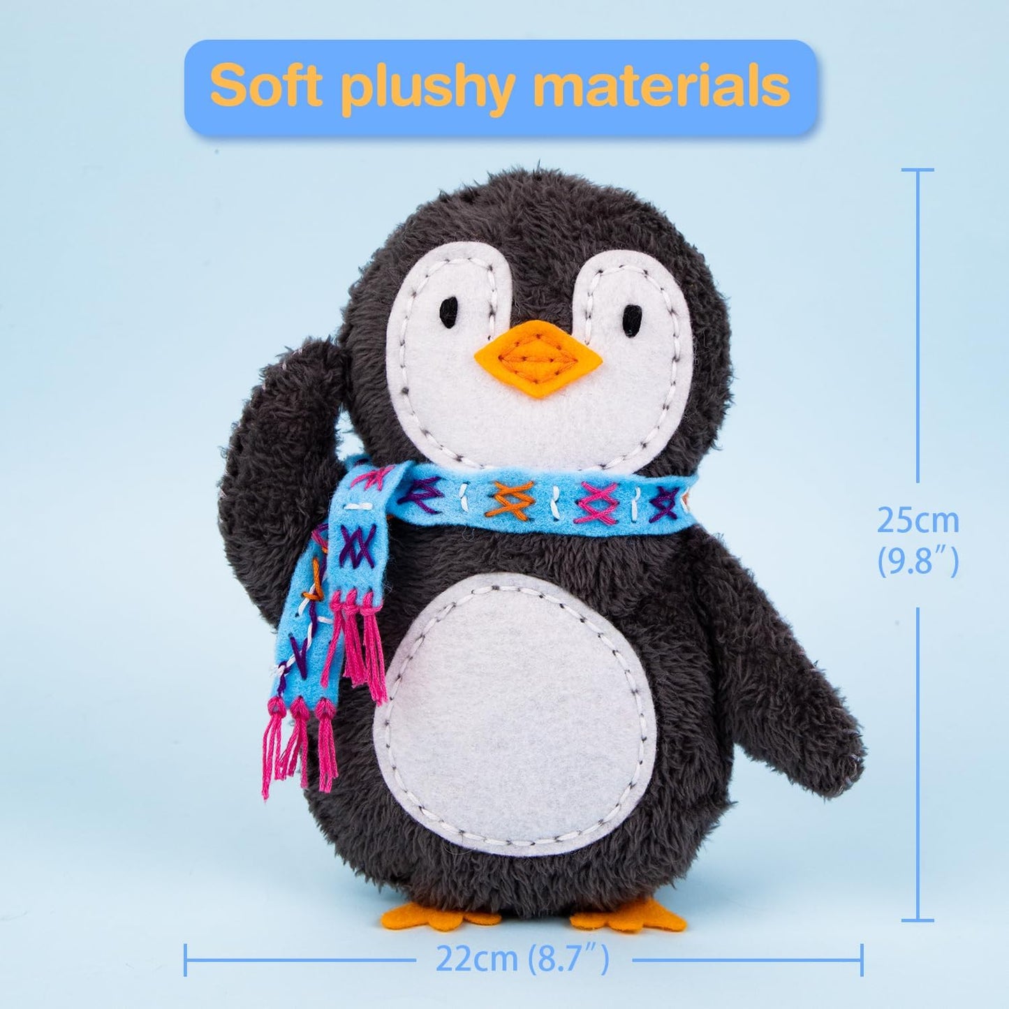 Avenir My First Sewing Kit for Beginners 6+ | Plush DIY Animals