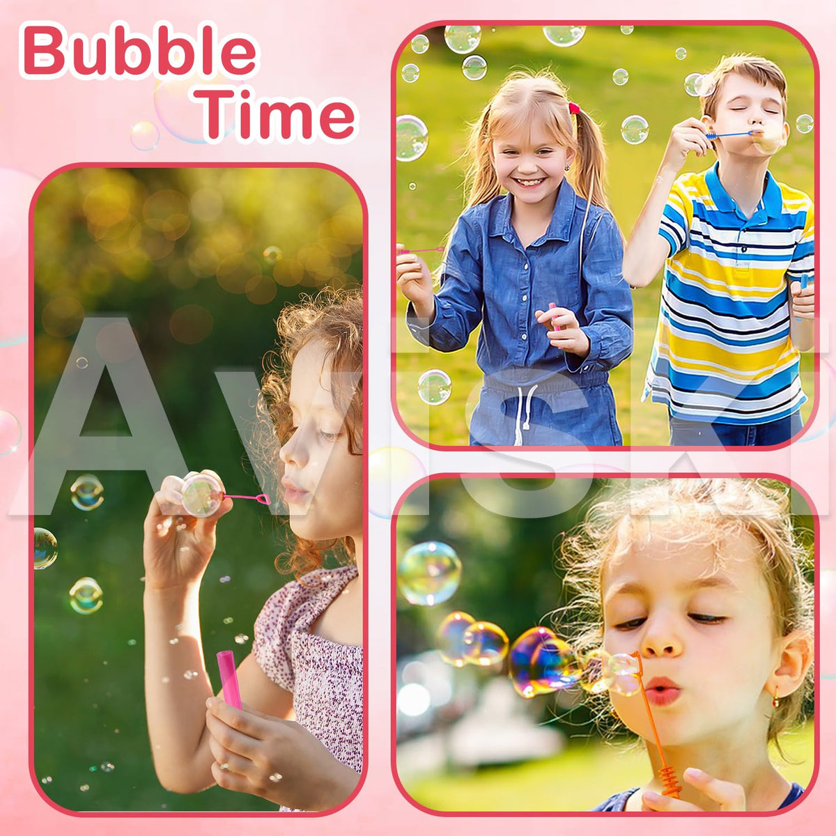 Aviski 32-Pack Valentines Cards with Heart Bubble Wands – Classroom Exchange