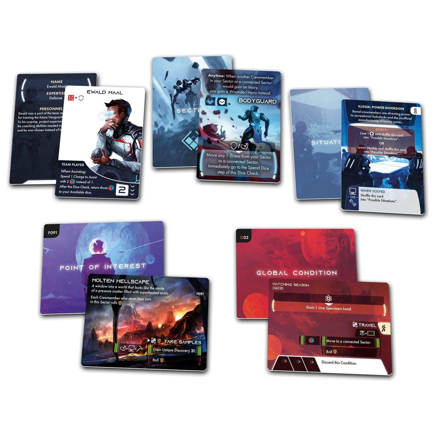Awaken Realms ISS Vanguard Board Game – Co-op Sci-Fi Adventure for 1-4 Players