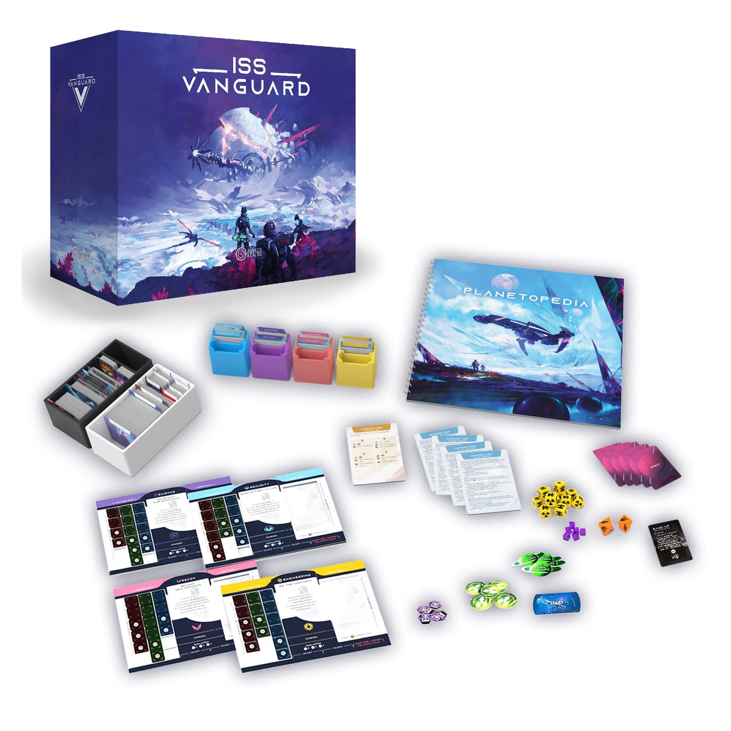 Awaken Realms ISS Vanguard Board Game – Co-op Sci-Fi Adventure for 1-4 Players