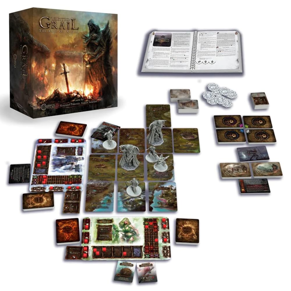 Tainted Grail Core Box by Awaken Realms — Epic Arthurian & Celtic Survival Board Game