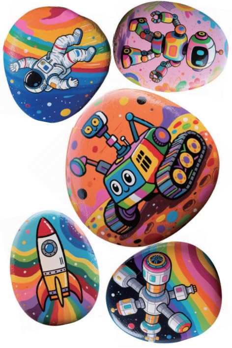 Awsoo Glow-in-the-Dark Rock & Shell Painting Kit for Kids — Creative Arts & Crafts Set