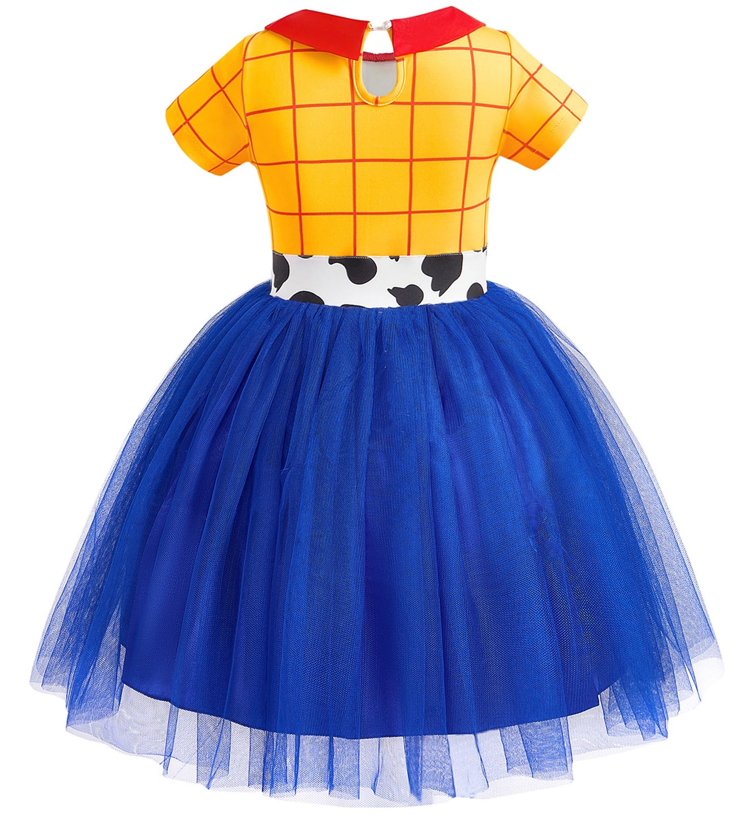 Axaxa Jessie Cowgirl Costume Dress for Girls - 6Y Halloween Party Princess Outfit