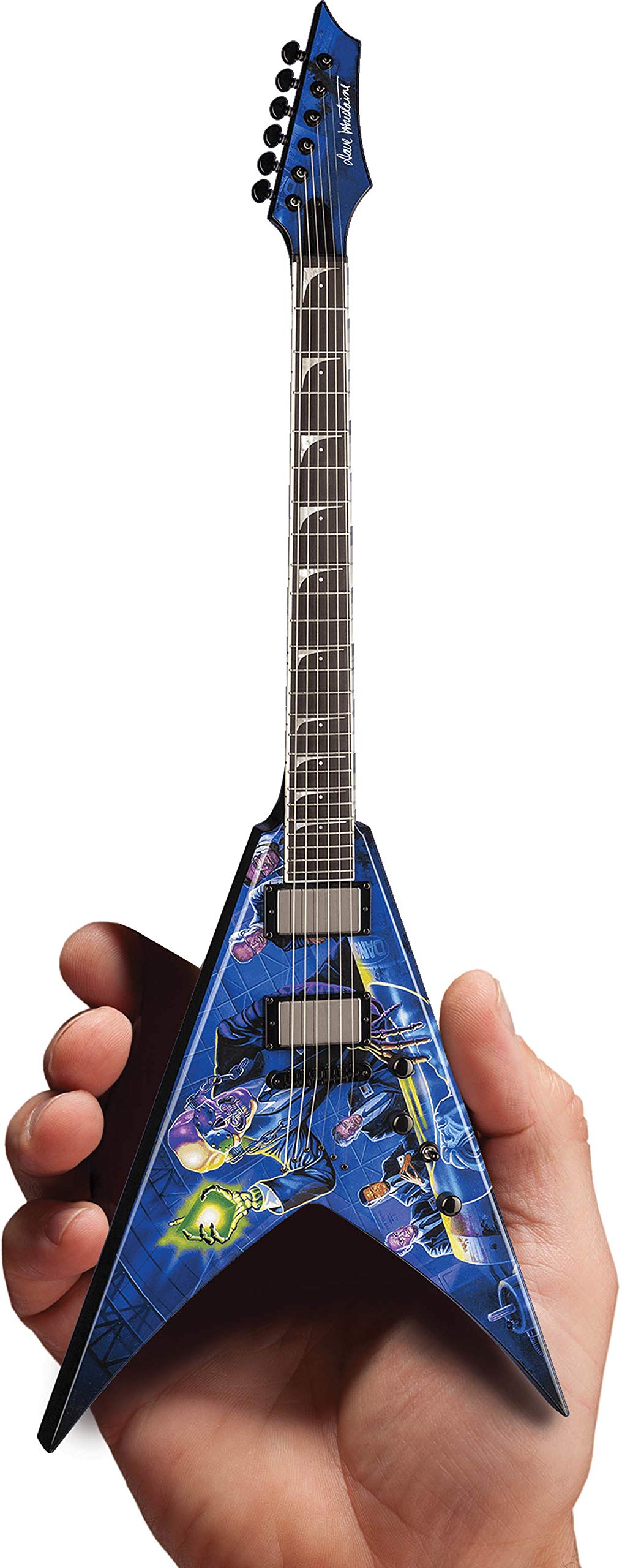 Axe Heaven Megadeth Rust in Peace Flying V 1/4-Scale Mini Guitar